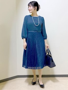 「Reflect（リフレクト）のアイテム（ワンピース/ドレス）」を使った、benigingerさん（レディース・164cm）の冬コーディネート