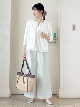 「Reflect（リフレクト）のアイテム（トップス）」を使った、benigingerさん（レディース・164cm）の夏コーディネート