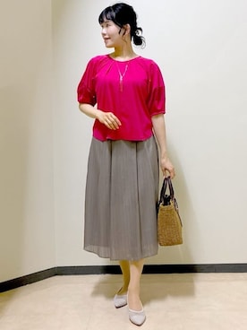 「Reflect（リフレクト）のアイテム（帽子）」を使った、benigingerさん（レディース・164cm）の夏コーディネート
