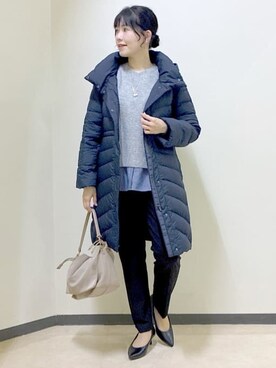「Reflect（リフレクト）のアイテム（ダウンジャケット/コート）」を使った、benigingerさん（レディース・164cm）の冬コーディネート