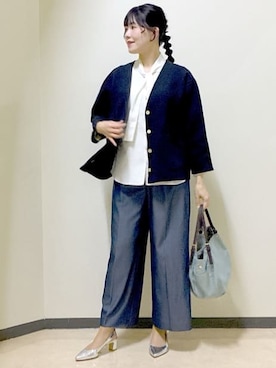「Reflect（リフレクト）のアイテム（パンツ）」を使った、benigingerさん（レディース・164cm）の冬コーディネート