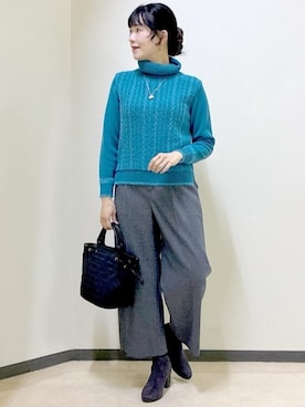 「Reflect（リフレクト）のアイテム（ダウンジャケット/コート）」を使った、benigingerさん（レディース・164cm）の冬コーディネート