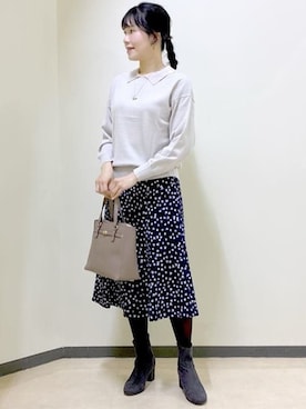 「Reflect（リフレクト）のアイテム（ダウンジャケット/コート）」を使った、benigingerさん（レディース・164cm）の冬コーディネート