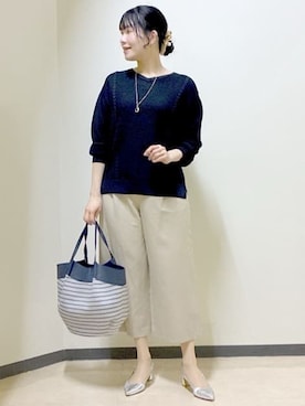 「Reflect（リフレクト）のアイテム（パンツ）」を使った、benigingerさん（レディース・164cm）の春コーディネート