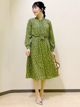 「Reflect（リフレクト）のアイテム（ワンピース/ドレス）」を使った、benigingerさん（レディース・164cm）の冬コーディネート