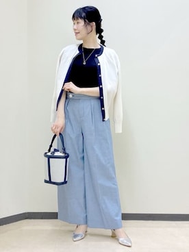 「Reflect（リフレクト）のアイテム（パンツ）」を使った、benigingerさん（レディース・164cm）の春コーディネート