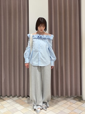 「mystic（ミスティック）のアイテム（ハンドバッグ）」を使った、sanaさん（レディース・161cm）の春コーディネート