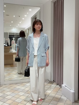 「mystic（ミスティック）のアイテム（シューズ）」を使った、sanaさん（レディース・161cm）の春コーディネート