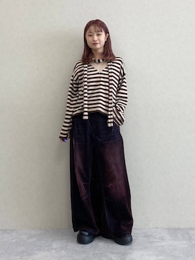 サヤノさん（レディース・159cm）の秋コーディネート