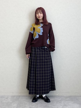 サヤノさん（レディース・159cm）の秋コーディネート