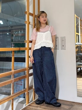 サヤノさん(レディース・159cm)の夏コーディネート