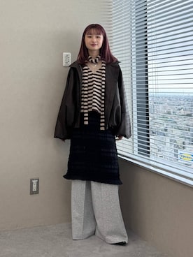 サヤノさん（レディース・159cm）の秋コーディネート
