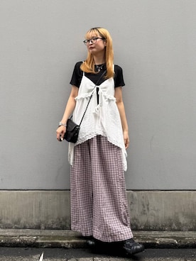 サヤノさん（レディース・159cm）の夏コーディネート