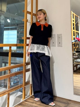 サヤノさん（レディース・159cm）の夏コーディネート