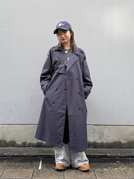 「RAGEBLUE（レイジブルー）のアイテム（キャップ）」を使った、サヤノさん（レディース・159cm）の春コーディネート