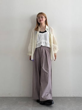 サヤノさん（レディース・159cm）の夏コーディネート