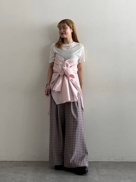 サヤノさん（レディース・159cm）の夏コーディネート