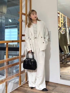 「RAGEBLUE（レイジブルー）のアイテム（バッグ）」を使った、サヤノさん（レディース・159cm）の春コーディネート