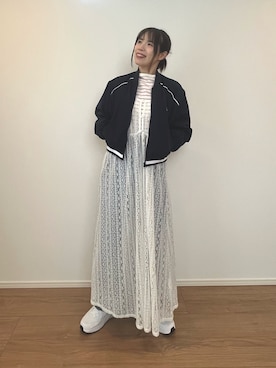 「GRL（グレイル）のアイテム（ワンピース/ドレス）」を使った、ayaka154cmさん（レディース・154cm）の春コーディネート