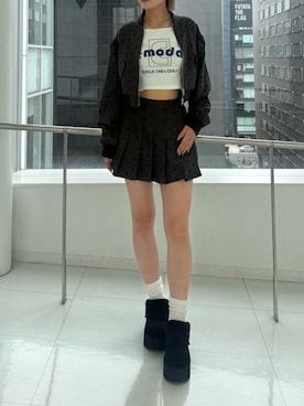 尾辻萌々子さん（レディース・165cm）の秋コーディネート