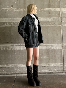 尾辻萌々子さん（レディース・165cm）の冬コーディネート