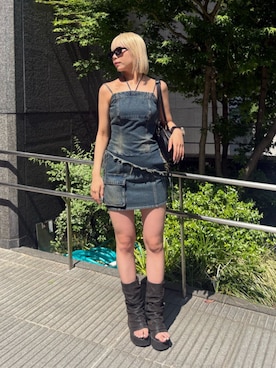尾辻萌々子さん(レディース・165cm)の夏コーディネート