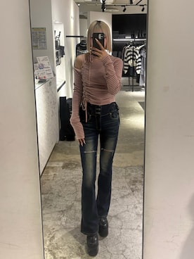 尾辻萌々子さん(レディース・165cm)の春コーディネート