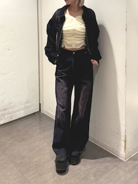 尾辻萌々子さん(レディース・165cm)の秋コーディネート
