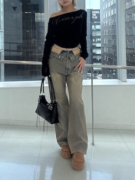 尾辻萌々子さん(レディース・165cm)の秋コーディネート