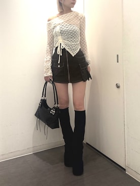 尾辻萌々子さん(レディース・165cm)の秋コーディネート
