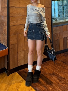 尾辻萌々子さん(レディース・165cm)の秋コーディネート