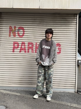 「DANKE SCHON（ダンケシェーン）のアイテム」を使った、瑛紀さん（メンズ・178cm）の冬コーディネート