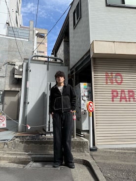 「DANKE SCHON（ダンケシェーン）のアイテム」を使った、瑛紀さん（メンズ・178cm）の冬コーディネート