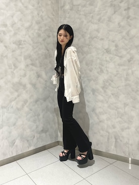 「LADY LIKE（レディライク）のアイテム」を使った、かえでさん（レディース・148cm）の春コーディネート
