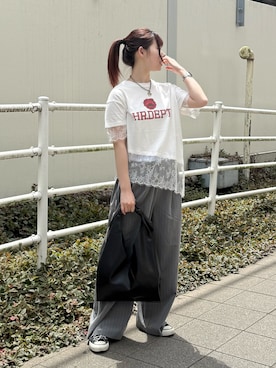 齊須萌愛さん（レディース・162cm）の夏コーディネート