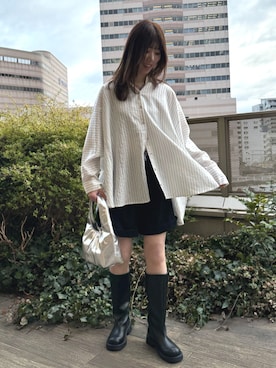 齊須萌愛さん（レディース・162cm）の春コーディネート