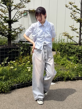 齊須萌愛さん(レディース・162cm)の夏コーディネート