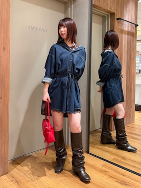 齊須萌愛さん（レディース・162cm）の夏コーディネート