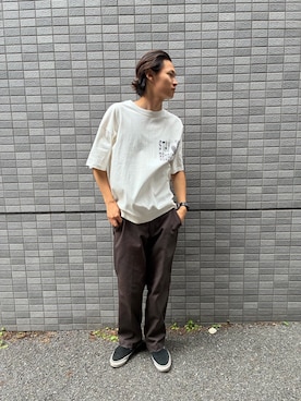 「gym master（ジムマスター）のアイテム」を使った、ふじさん（メンズ・176cm）の夏コーディネート