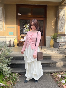 「VANNIE U（ヴァニーユー）のアイテム」を使った、ayu.さん（レディース・169cm）の冬コーディネート