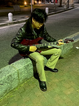 「アイテム（雑貨/ホビー）」を使った、damerinoさん（メンズ・172cm）の秋コーディネート