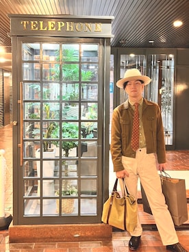 「アイテム（フォーマルスーツ/小物）」を使った、damerinoさん（メンズ・172cm）の冬コーディネート