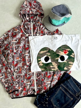 「アイテム（ナイロンジャケット）」を使った、GARATOIRO｜ガラトイロさん（メンズ・171cm）の冬コーディネート