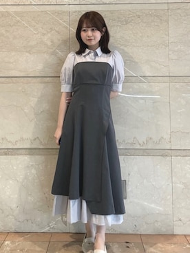 「MERCURYDUO(MERCURYDUO)」｜Ichikaさん（レディース・150cm）の春コーディネート