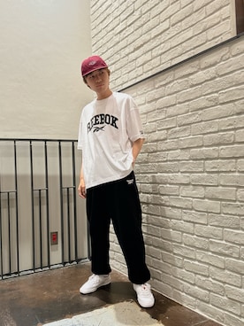 「Reebok（リーボック）のアイテム」を使った、Kentöさん（メンズ・171cm）の春コーディネート