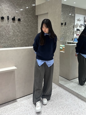 「高身長女子」｜Lucida_天王寺MIOさん（レディース・168cm）の冬コーディネート