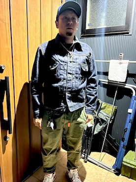 「goro's（ゴローズ）のアイテム（アクセサリー）」を使った、nabenomixさん（メンズ・174cm）の春コーディネート