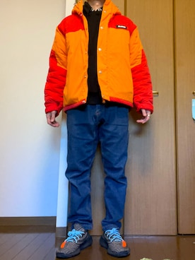 「XLARGE（エクストララージ）のアイテム」を使った、rfv111さん（メンズ・162cm）の冬コーディネート