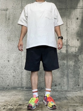 「NIKE（ナイキ）のatmos × Nike Air Max 2 Light "Multi"（スニーカー、その他）」を使った、rfv111さん（メンズ・162cm）の夏コーディネート