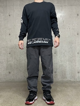 「coen（コーエン）のアイテム（パンツ）」を使った、rfv111さん（メンズ・162cm）の秋コーディネート